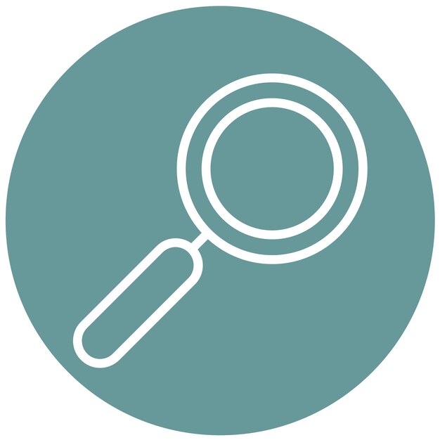 Vector Design Magnifying Glass Icon Style