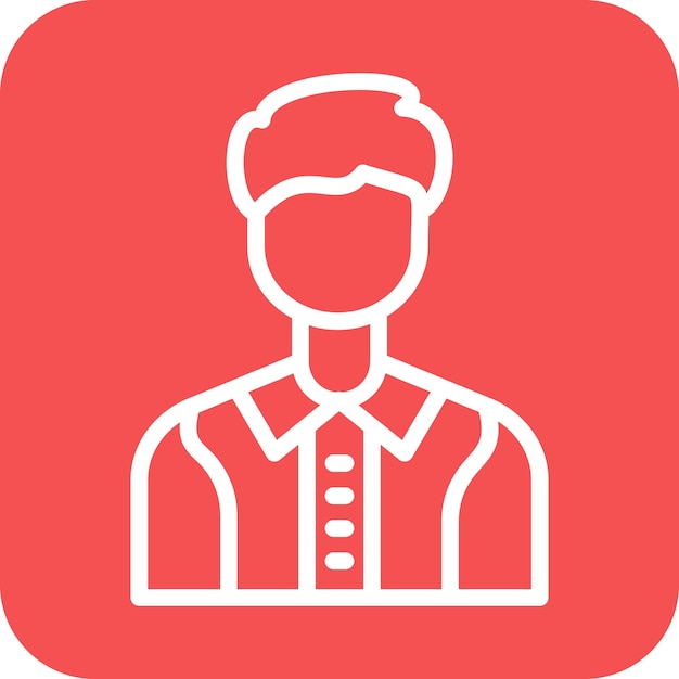 Vector Design Male Model Icon Style