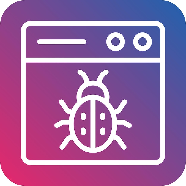 Vector Design Malware Icon Style