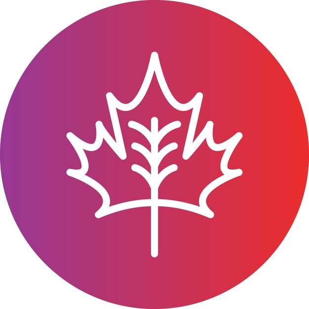 Vector Design Maple Icon Style
