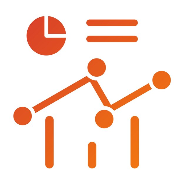 Vector Design Market Prediction Icon Style