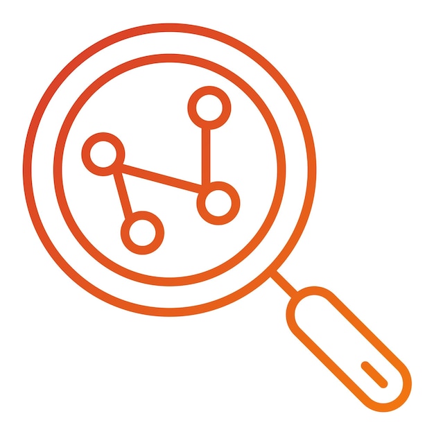 Vector Design Market Research Icon Style