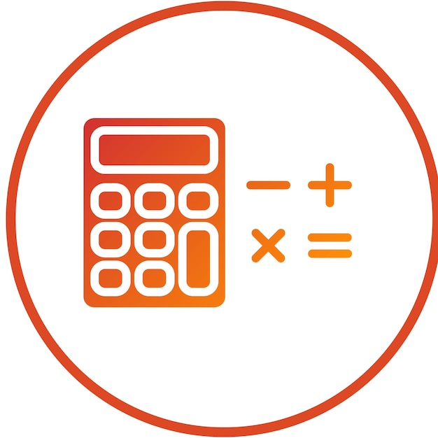 Vector Design Math Icon Style