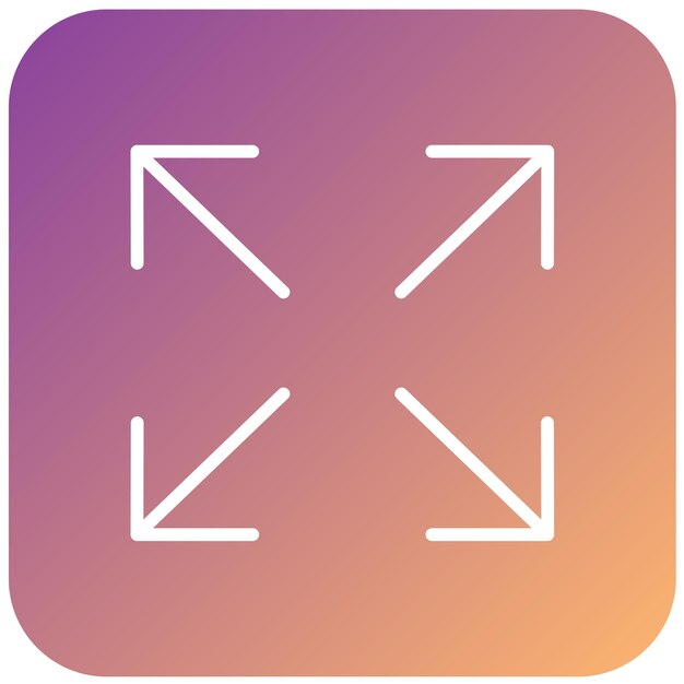 Vector Design Maximize Icon Style