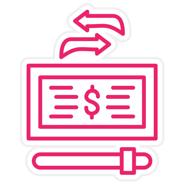 Vector Design Maximum Transaction Amount Icon Style