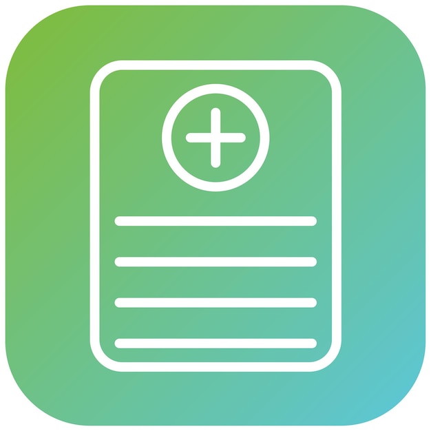 Vector Design Medical Report Icon Style