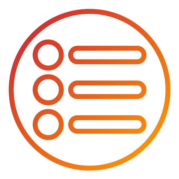 vector design menu configuration icon style