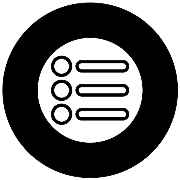 vector design menu configuration icon style