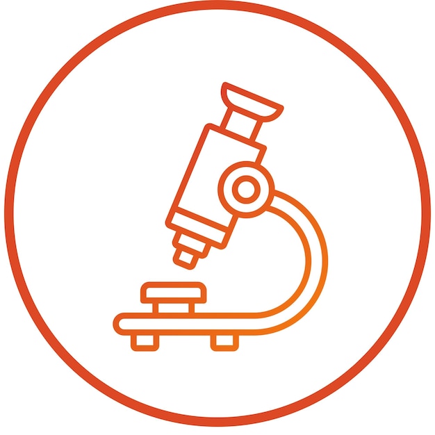 Vector Design Microscope Icon Style