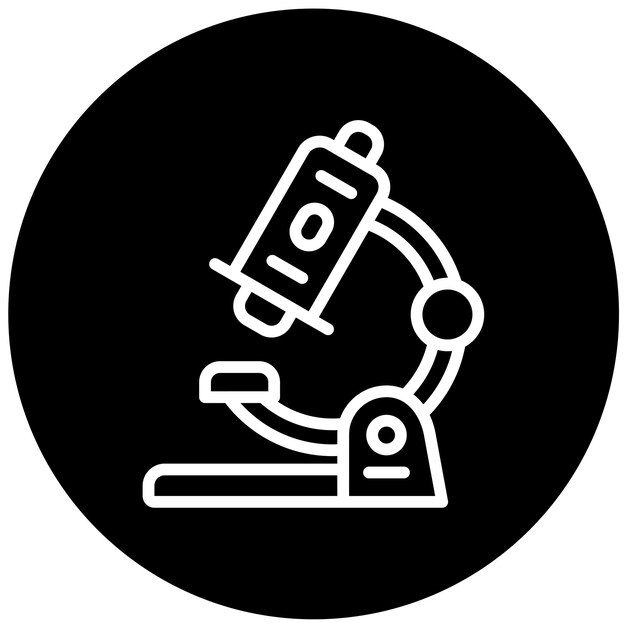 Vector Design Microscope Icon Style