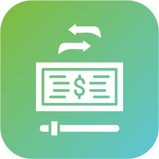 Vector Design Minimum Transaction Amount Icon Style
