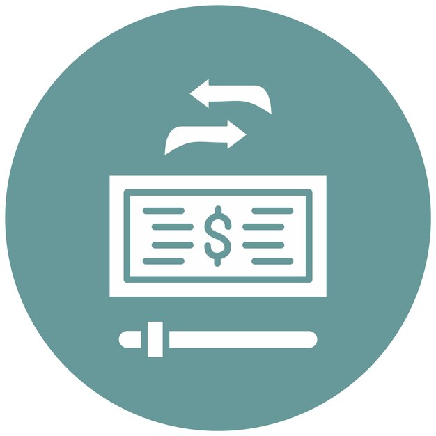 Vector Design Minimum Transaction Amount Icon Style