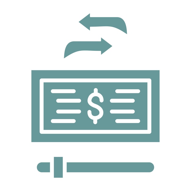 Vector Design Minimum Transaction Amount Icon Style