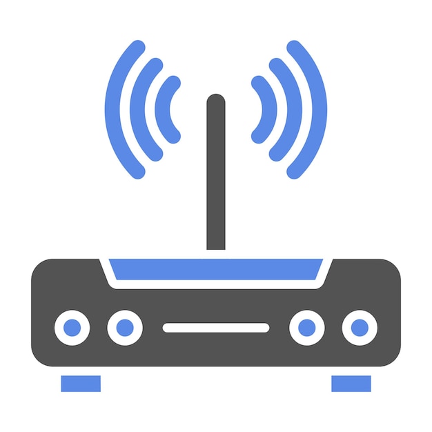 Vector Design Modem Icon Style