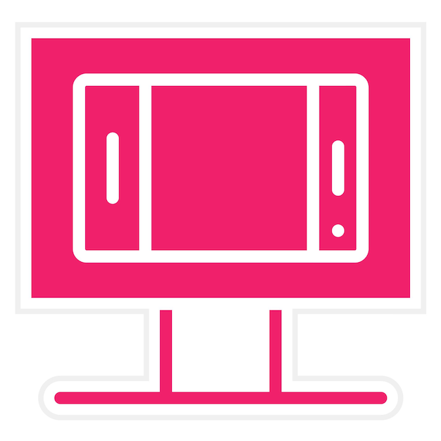 Vector Design monitor Icon Style