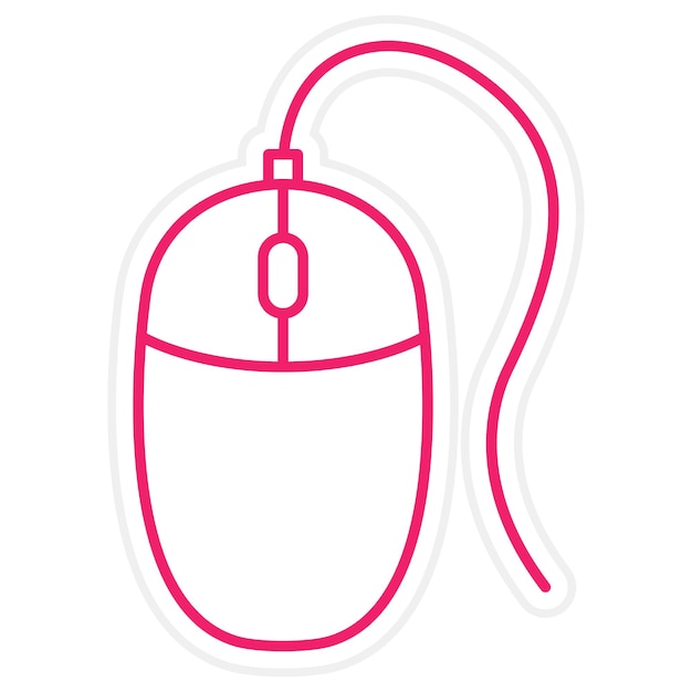 Vector Design Mouse Icon Style