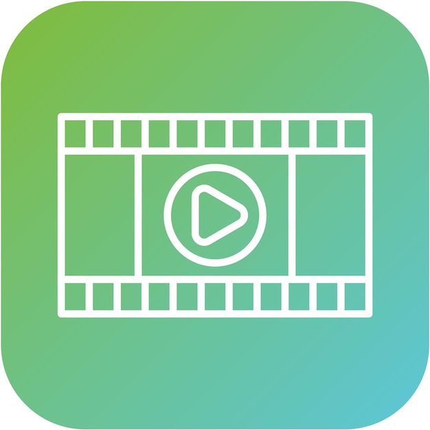 Vector Design Movie Icon Style