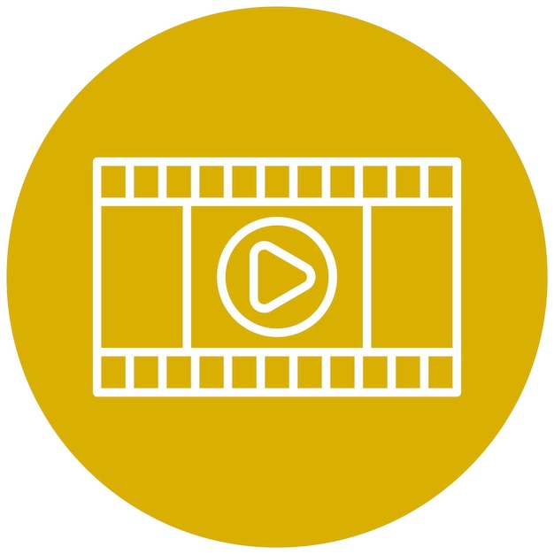 Vector Design Movie Icon Style