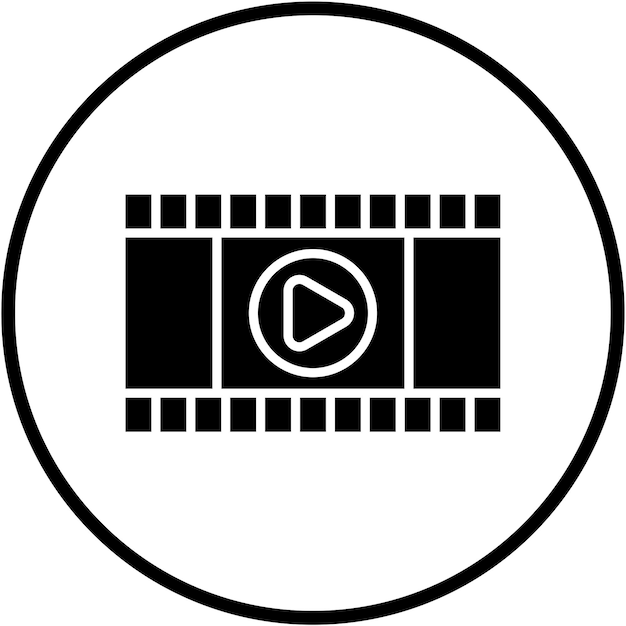 Vector Design Movie Icon Style