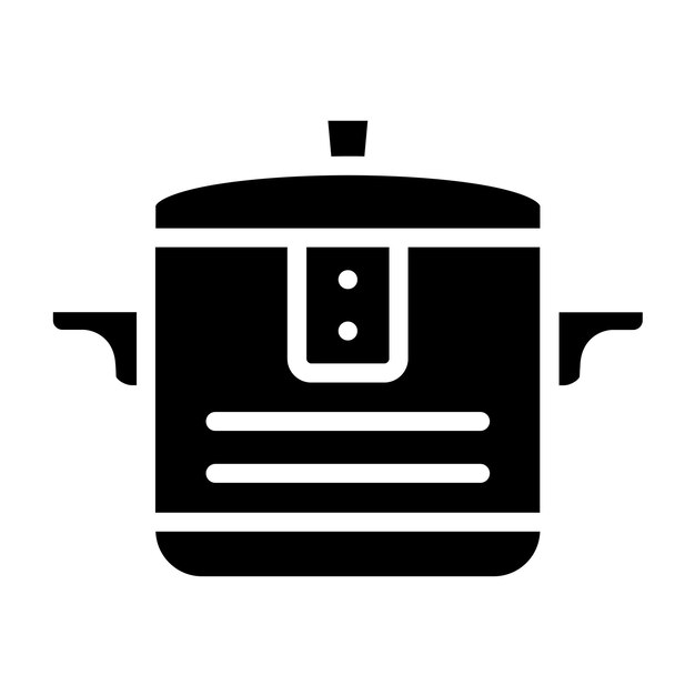 Vector Design MultiCooker Icon Style