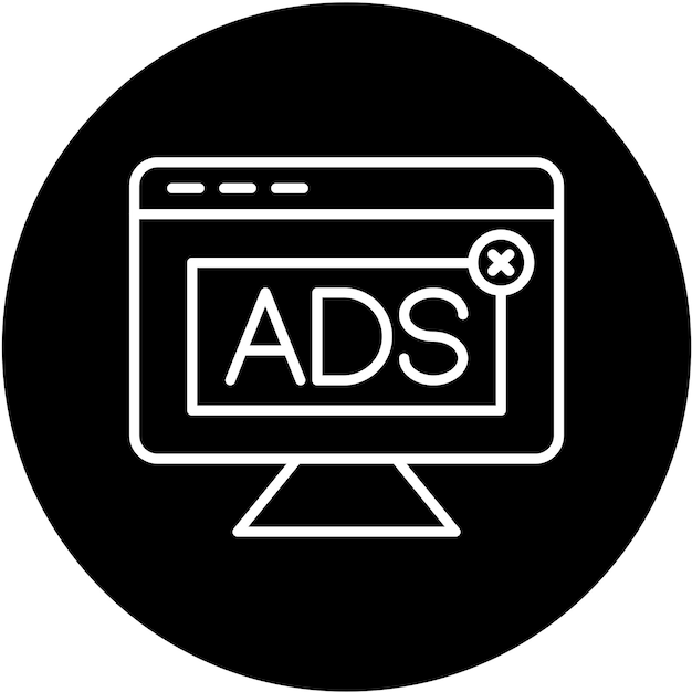 Vector Design Native Advertising Icon Style