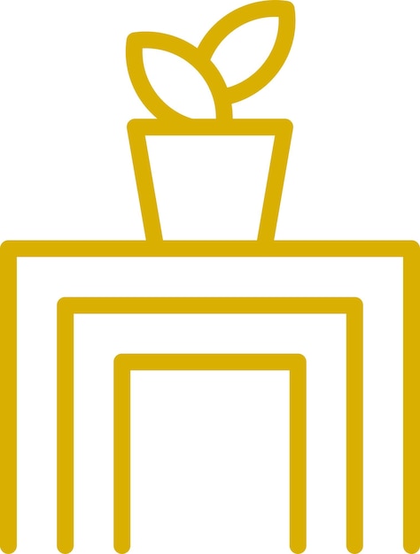 Vector Design Nesting Tables Icon Style