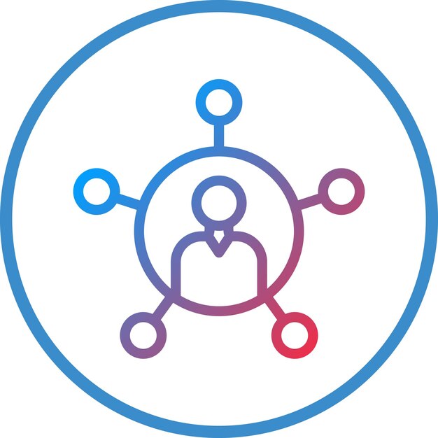 Vector Design Networking Icon Style