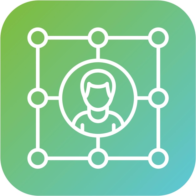 vector design networking icon style