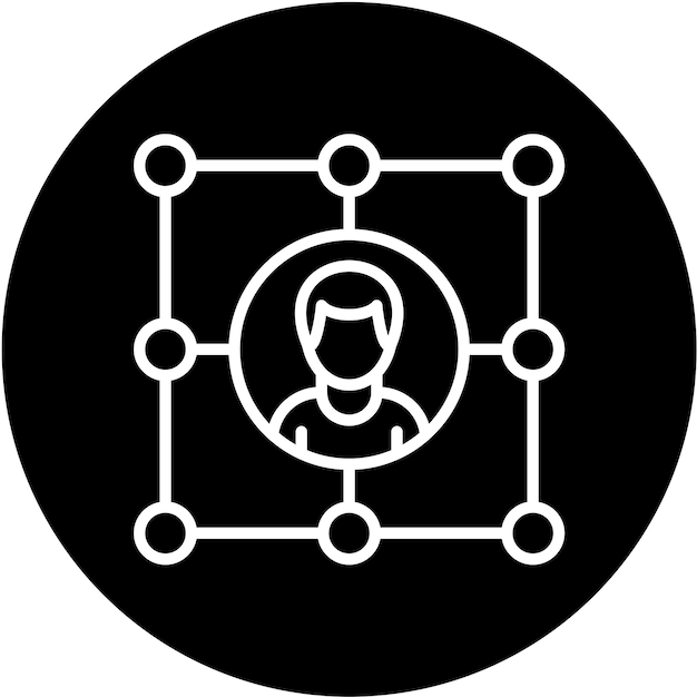 vector design networking icon style