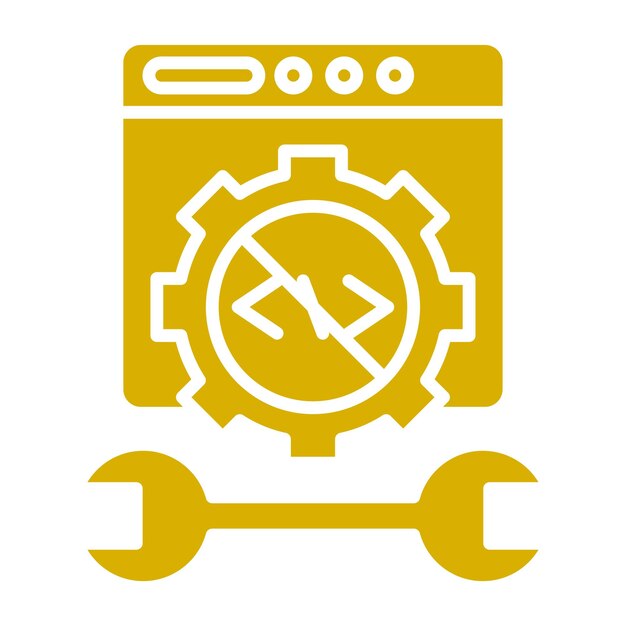 Vector Design No Code Tool Icon Style