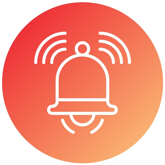vector design notification bell icon style
