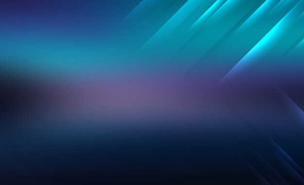 Vector Design of Blue Tones Blurred Background
