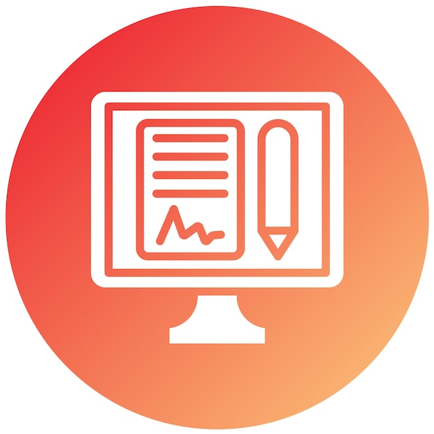 Vector Design Online Agreement Icon Style