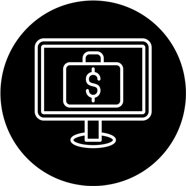 Vector Design Online Business Icon Style