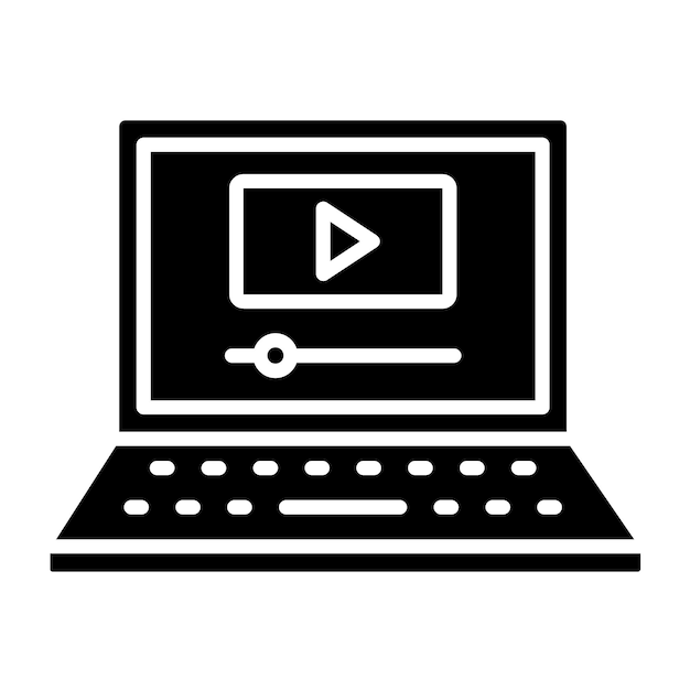 Vector Design Online Courses Icon Style