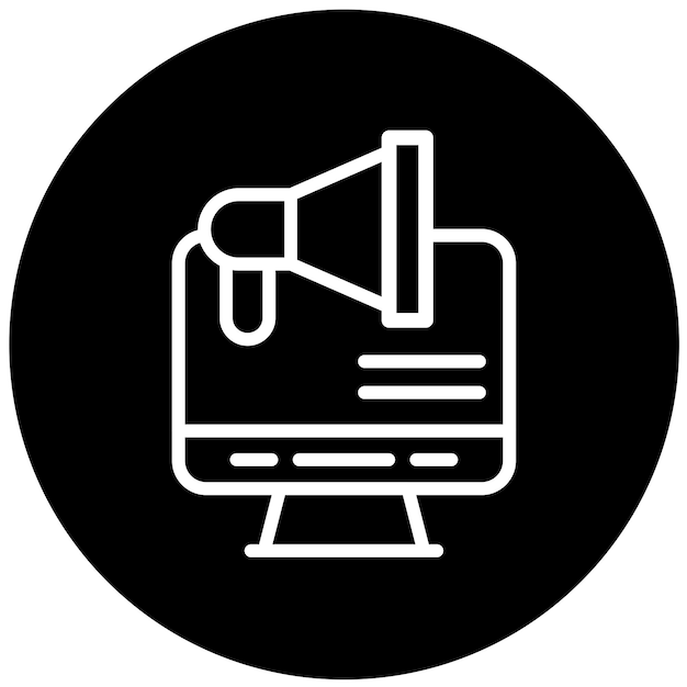Vector Design Online Marketing Icon Style