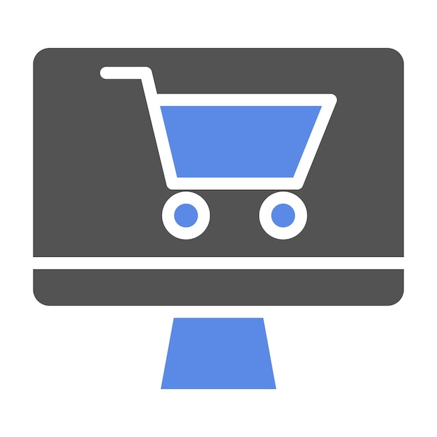 Vector Design Online Marketplace Icon Style