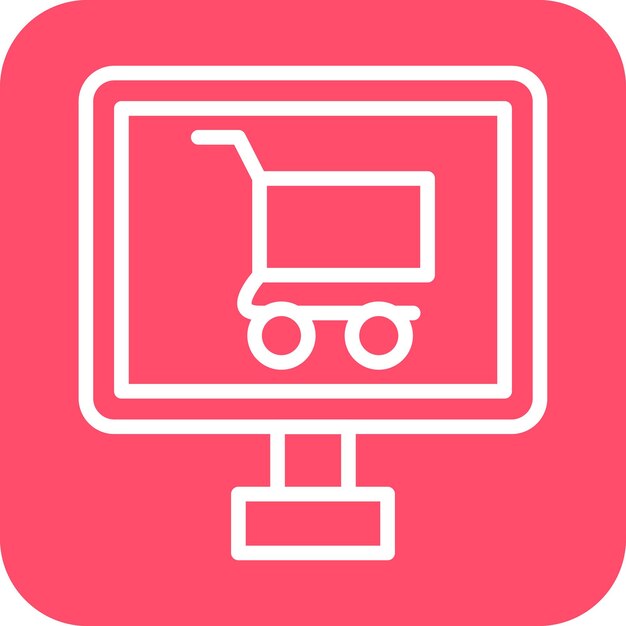 Vector Design Online Store Icon Style
