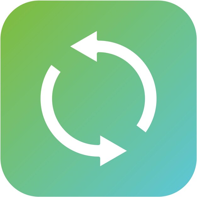 Vector Design Open Loop Icon Style
