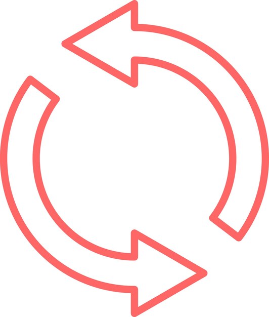 Vector Design Open Loop Icon Style