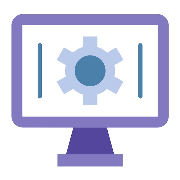 Vector Design Optimization Icon Style