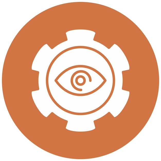 Vector Design Optometry Practice Icon Style