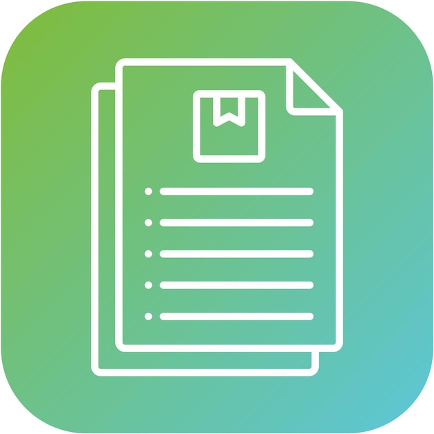 vector design package documents icon style