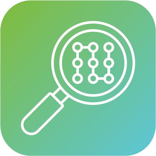 vector design pattern recognition icon style