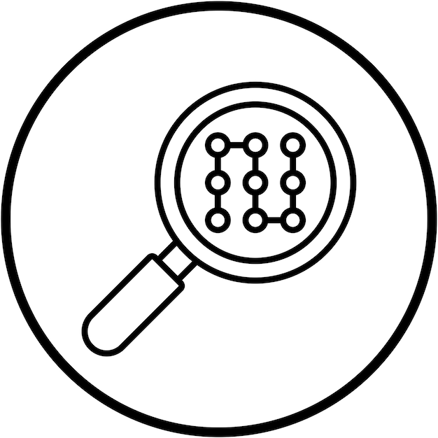 vector design pattern recognition icon style