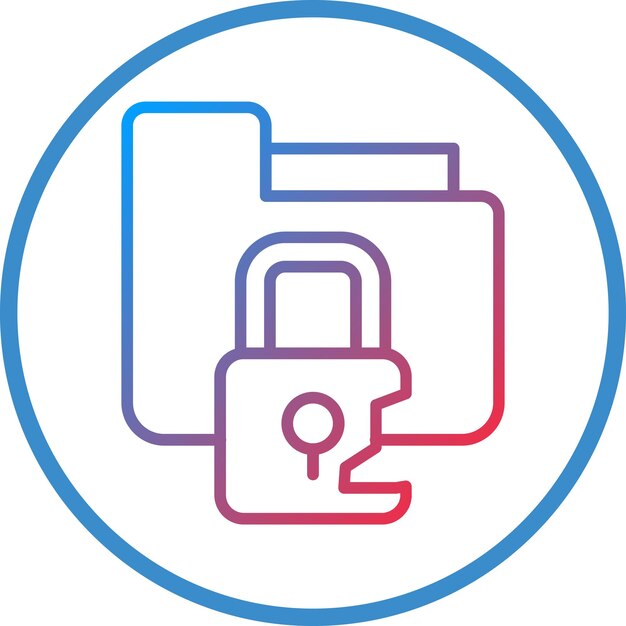 Vector Design Personal Data Breach Icon Style