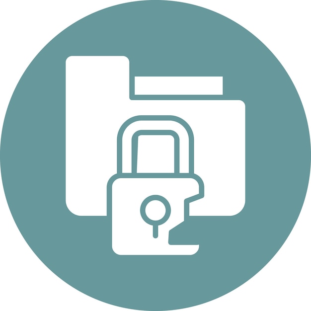 vector design personal data breach icon style