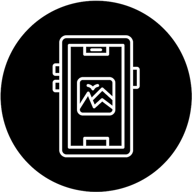 Vector Design Photo App Icon Style