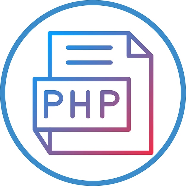 Vector Design PHP Icon Style