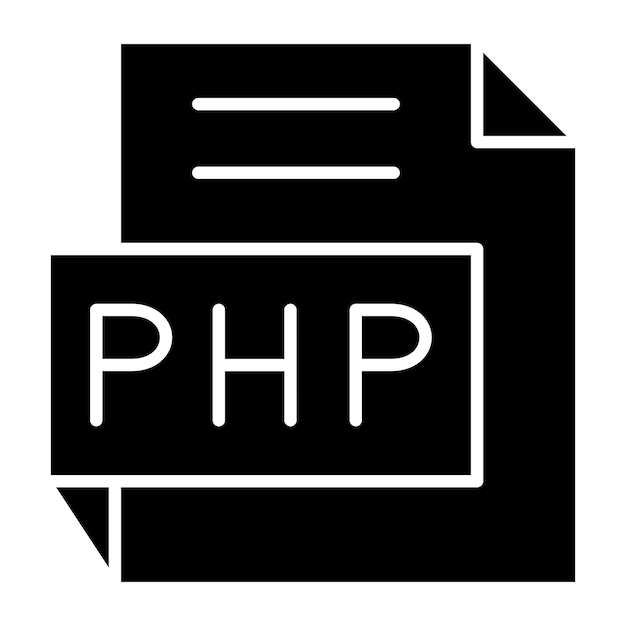 Vector Design PHP Icon Style